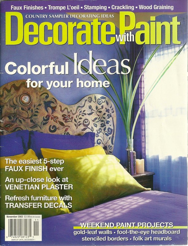 Purple Decorate with Paint Cover